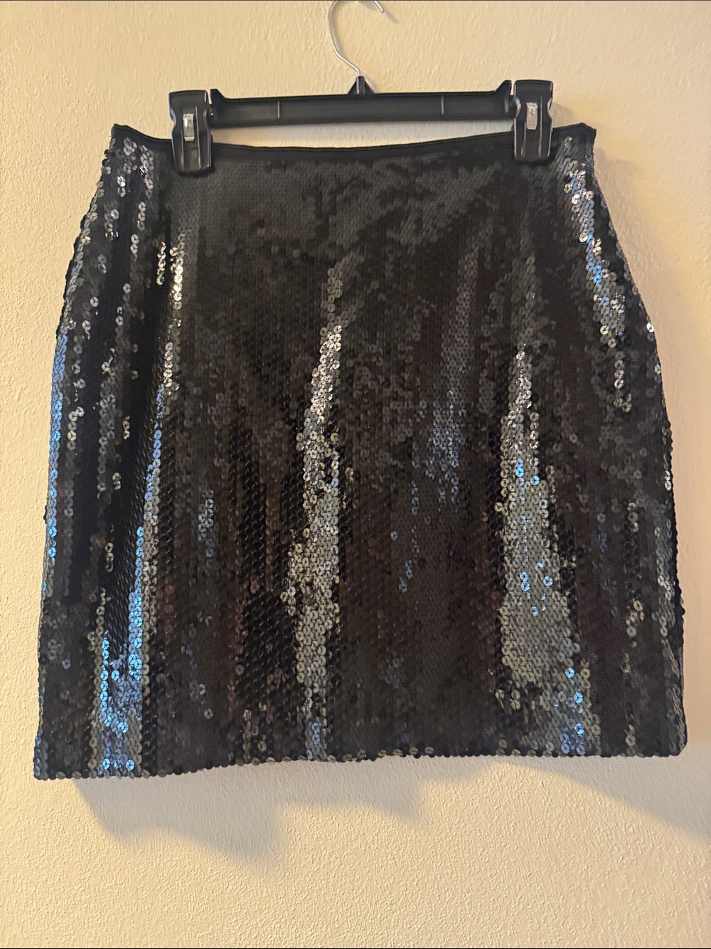 Carole Little Black Sequin Mini Skirt